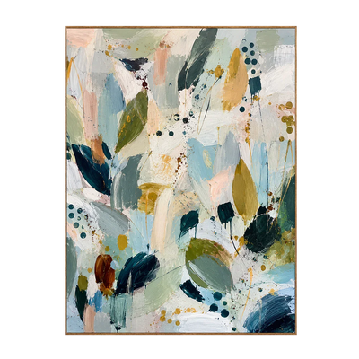 Sage Leaf Abstract Wall Art | Olyrel
