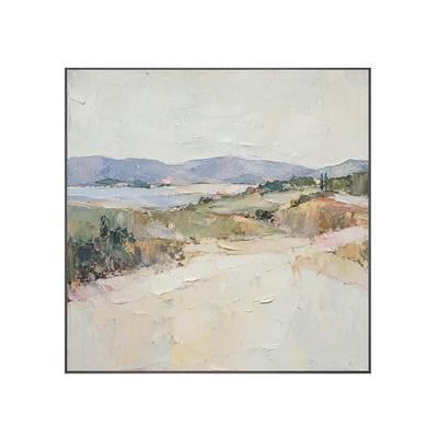 Pastel Cove Coastal Wall Art | Olyrel