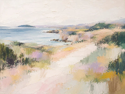 Soft Shore Coastal Wall Art artwork detail view | Olyrel