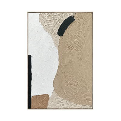 Sand Contour Textured Wall Art | Olyrel