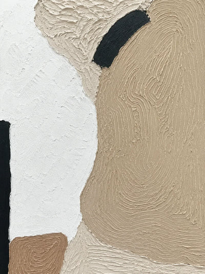 Original artwork view of Sand Contour Textured Wall Art | Olyrel