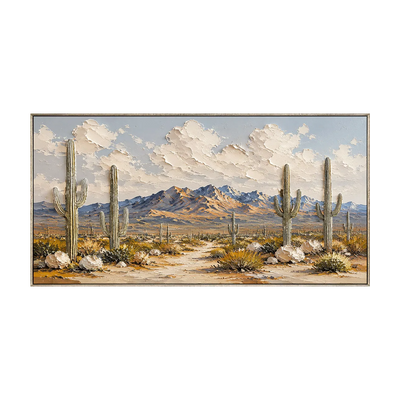 Saguaro Desert Landscape Wall Art | Olyrel