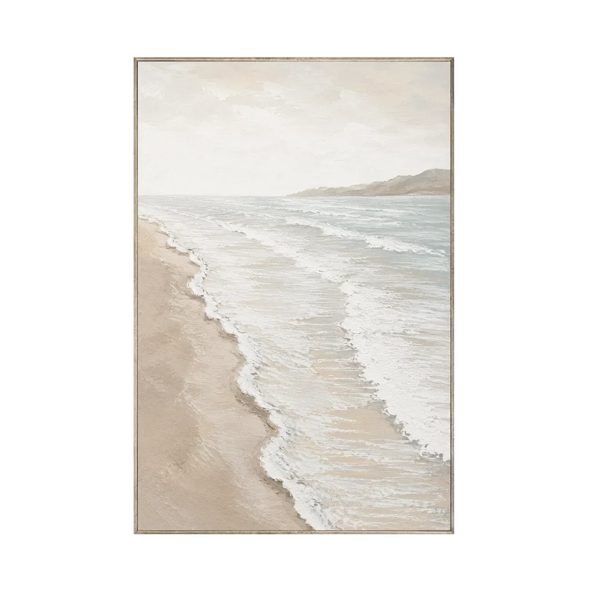 Pale Shore Coastal Wall Art | Olyrel