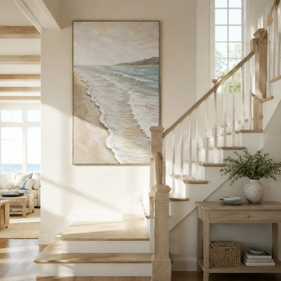 Pale Shore Coastal Wall Art lifestyle view 5 | Olyrel