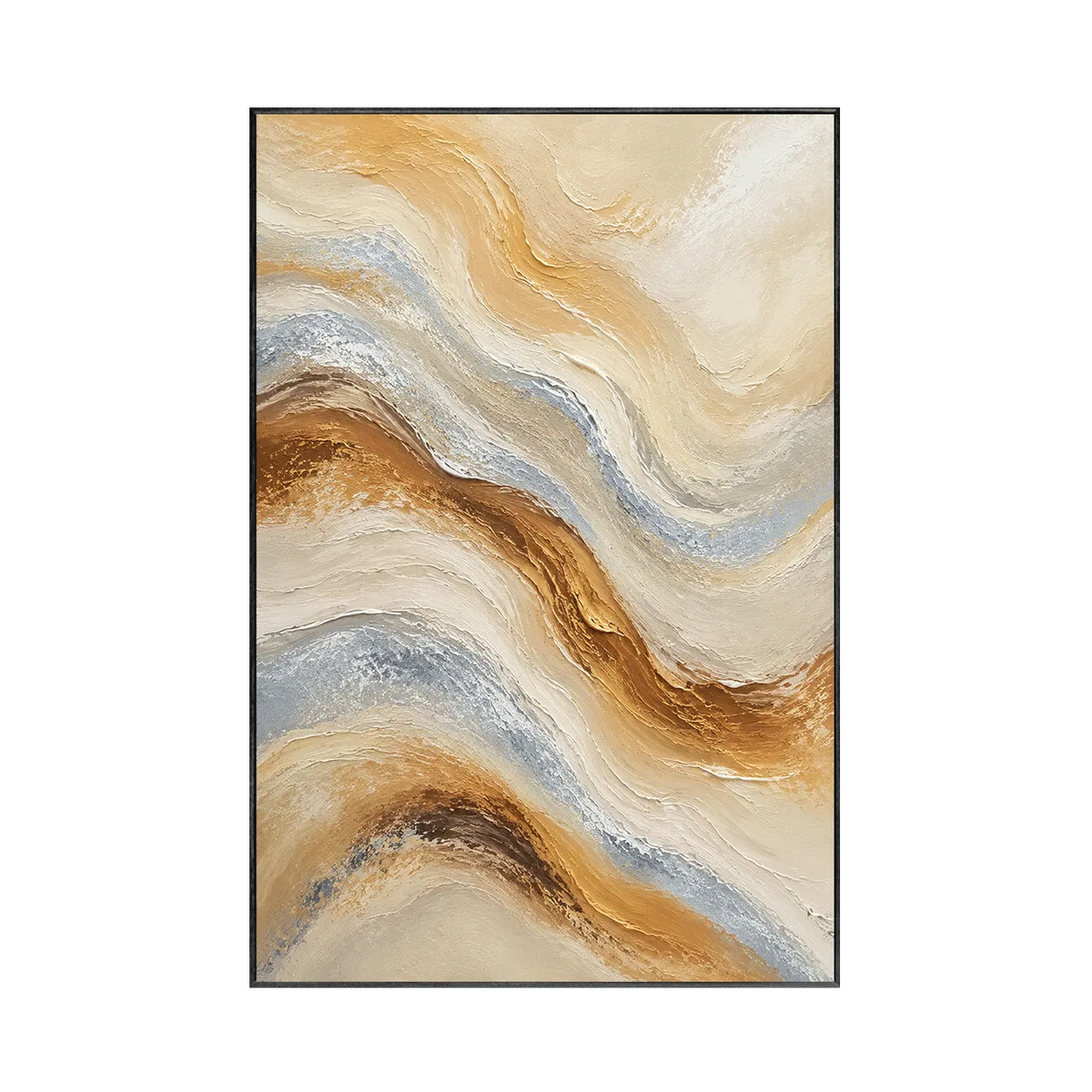 Sandstone Flow Textured Wall Art | Olyrel