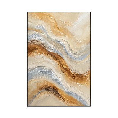 Sandstone Flow Textured Wall Art | Olyrel