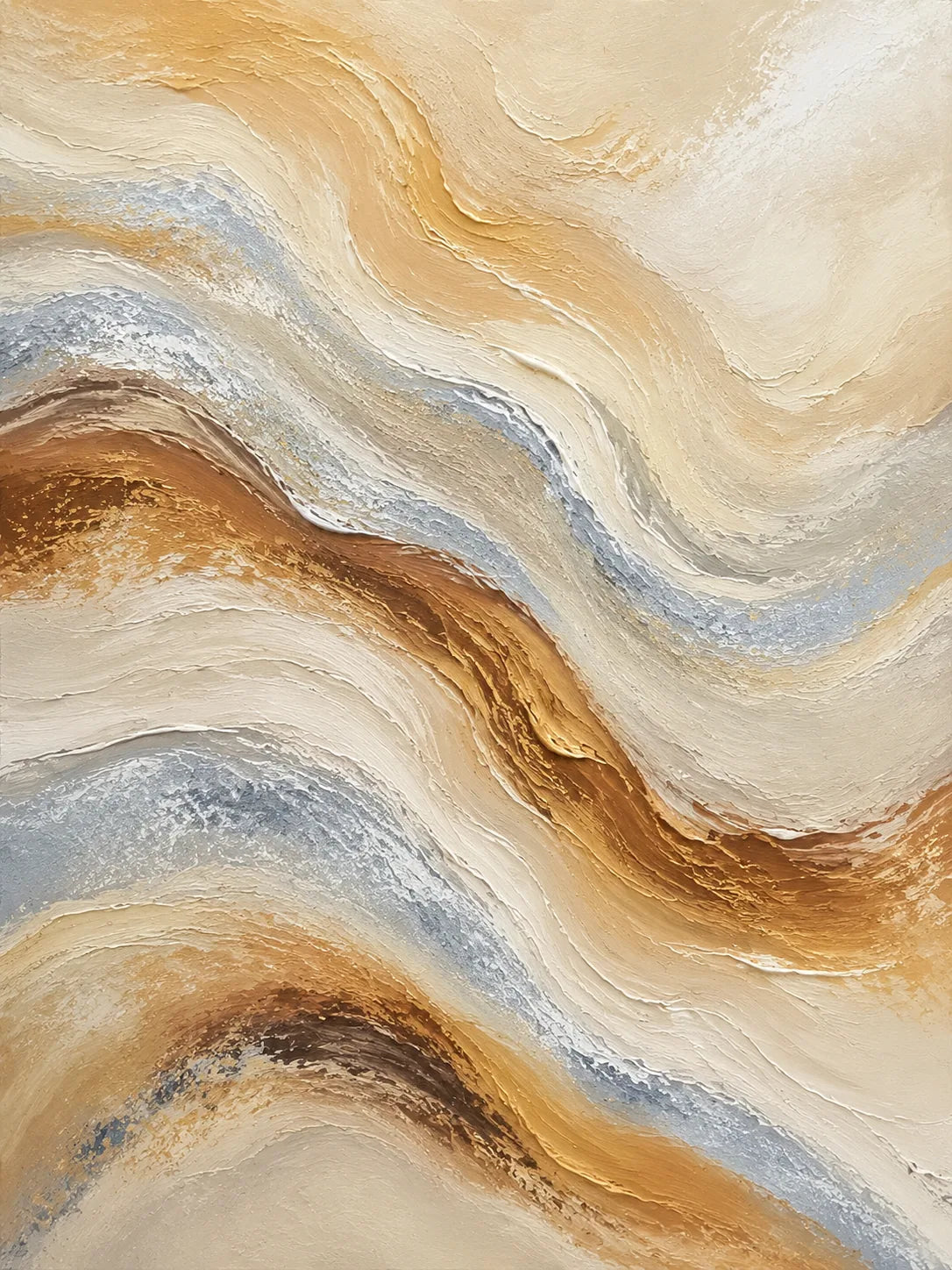 Sandstone Flow Textured Wall Art lifestyle view 2 | Olyrel