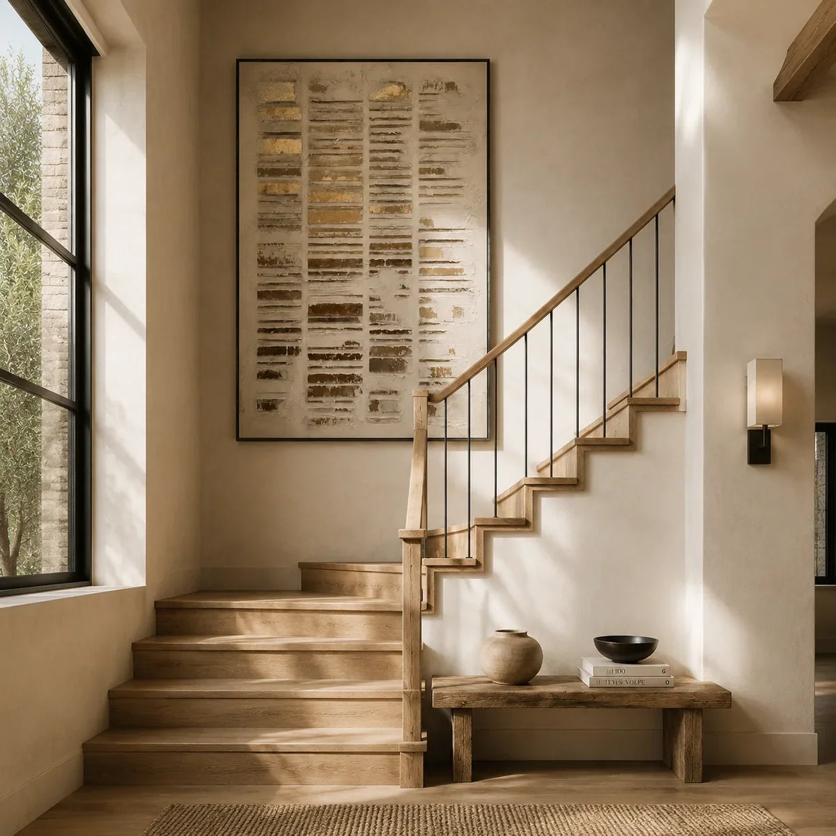 Gilded Column Relief Wall Art lifestyle view 4 | Olyrel