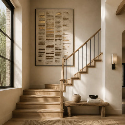 Gilded Column Relief Wall Art lifestyle view 4 | Olyrel