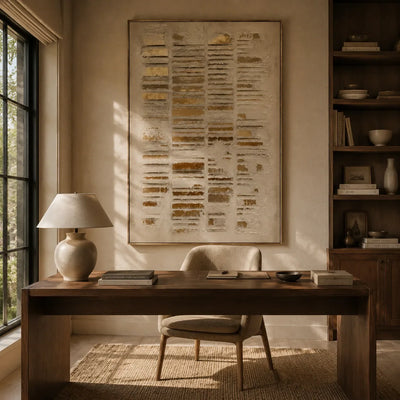 Gilded Column Relief Wall Art lifestyle view 7 | Olyrel