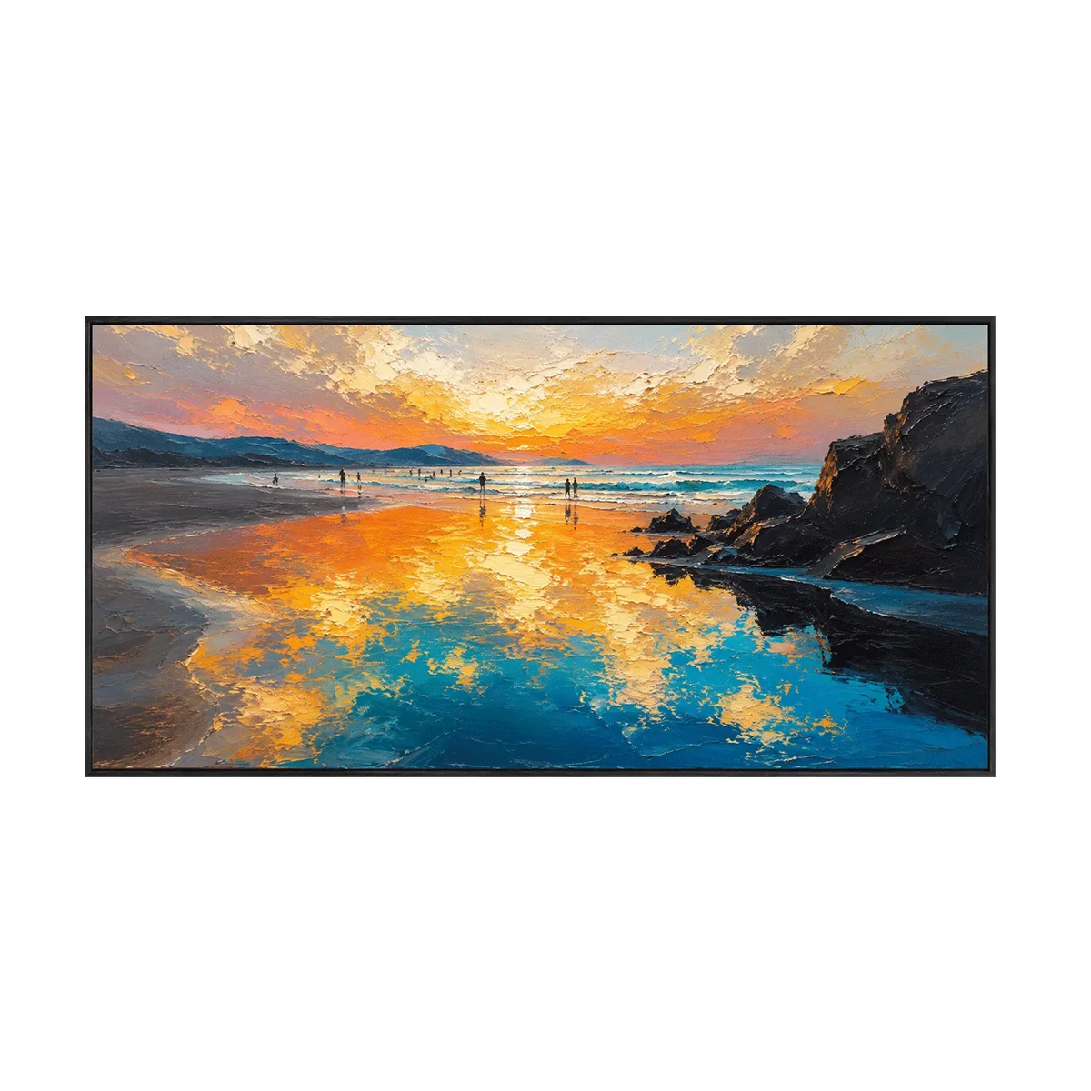 Sunset Cove Coastal Wall Art | Olyrel