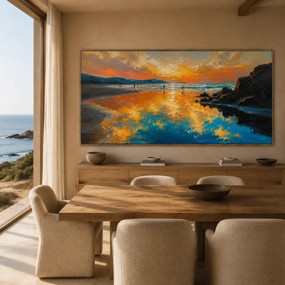 Sunset Cove Coastal Wall Art lifestyle view 6 | Olyrel